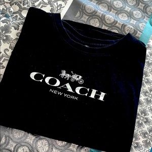 COACH graphic tee. EUC. Size XL